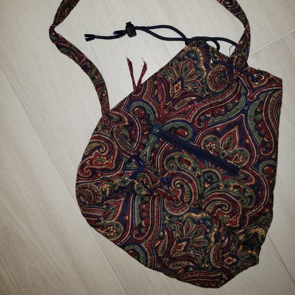 Vera Bradley Vintage Sling Backpack, Medallion, EUC - Picture 5 of 8